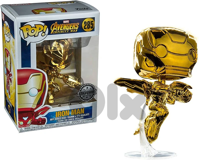 Iron man gold chrome funko