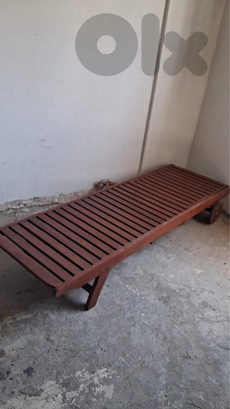 🔥🔥 PREMIUM SOLID WOOD SUN LOUNGER✨ IMPECCABLE CONDITION