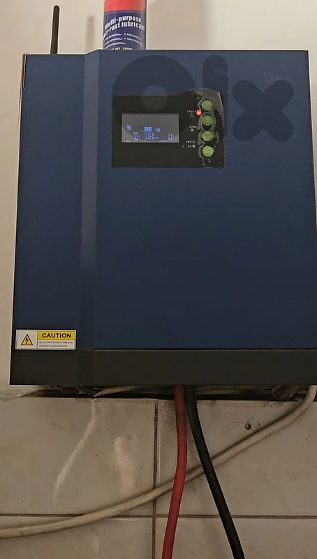 Used inverter and 4 acid batteries