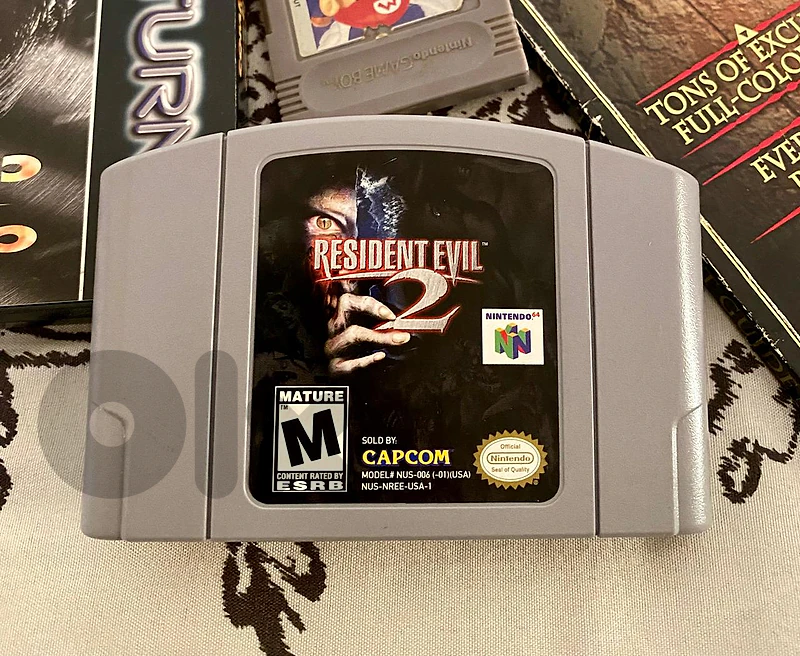 Nintendo 64 Resident evil 2 ntsc  super clean