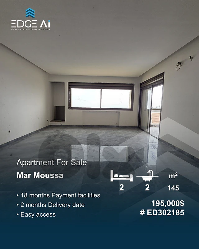 Apartment for Sale ,Mar Moussa,#ED302185