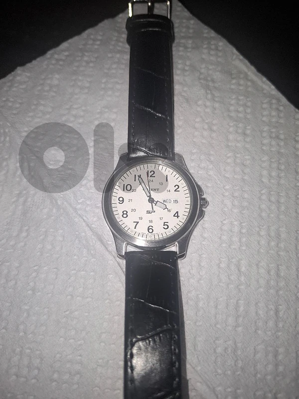 orient watch and silver ring with original stone turquoise