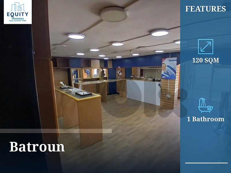 120 SQM Shop For Rent In Batroun #KS11898