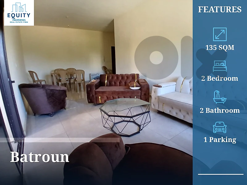 135 SQM Apartment For Sale In Batroun #KS11598 135 SQM Apartment For Sale In Batroun #KS11598