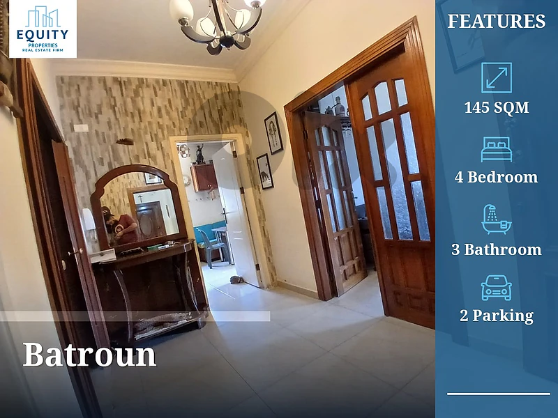 145 SQM Apartment For Sale In Batroun #KS11798
