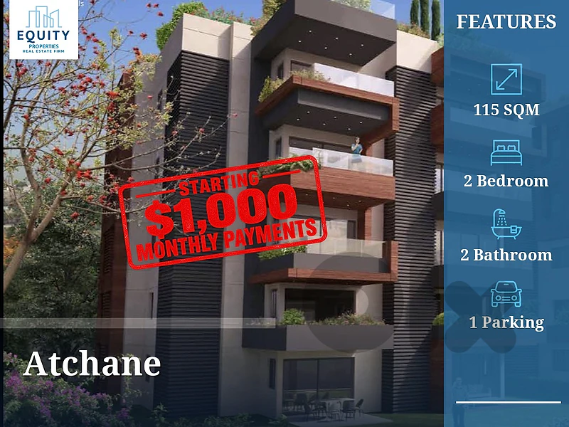 115 SQM Apartment For Sale In Atchane #JH1133
