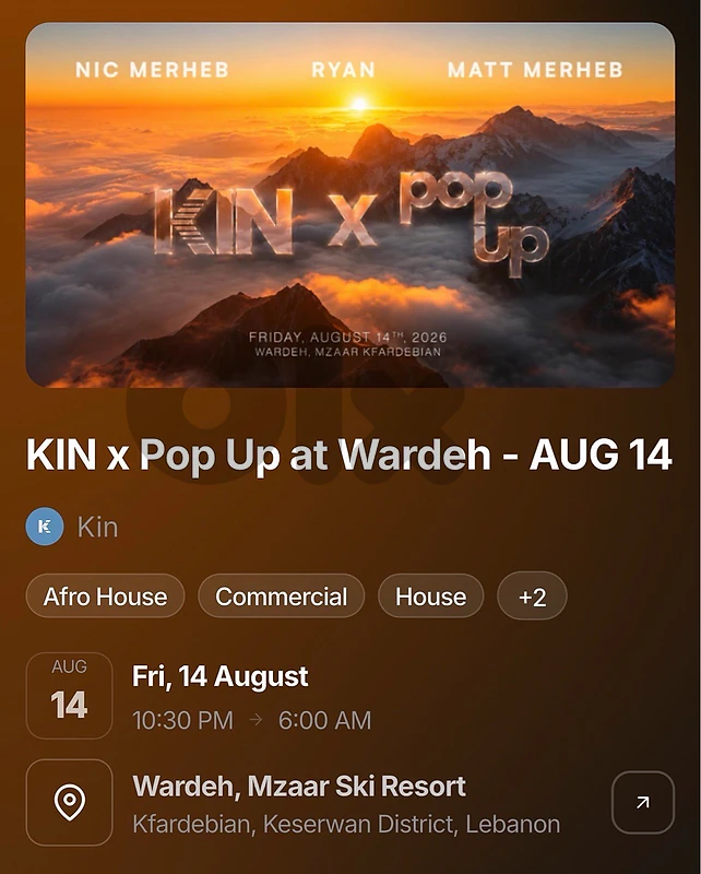 Kin x popup 55$