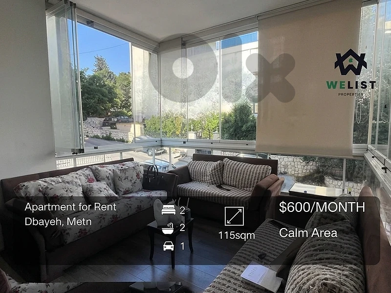 115sqm Apartment for rent in Dbayeh, Metn