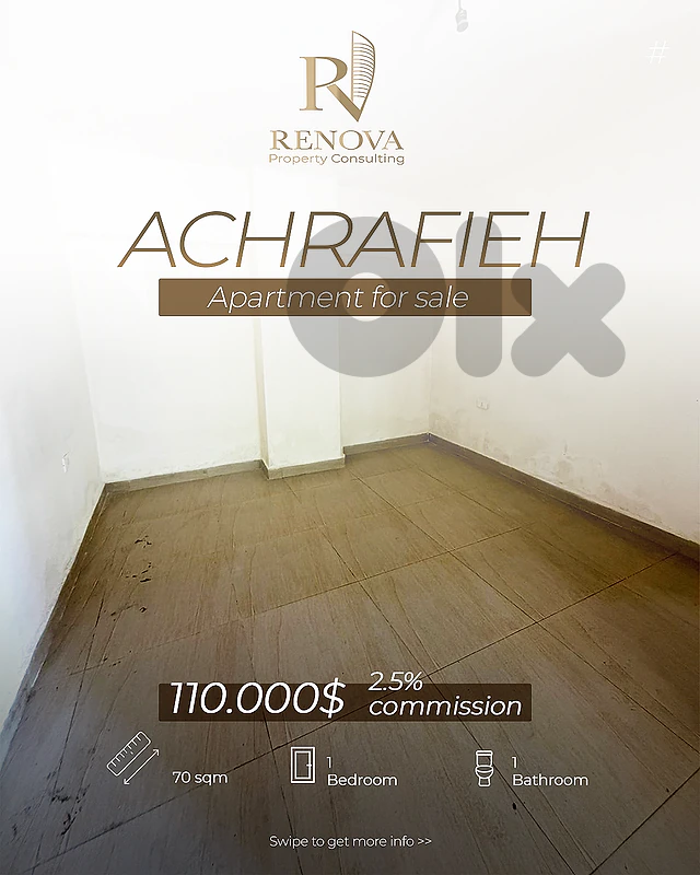 Apartment for sale in Achrafieh