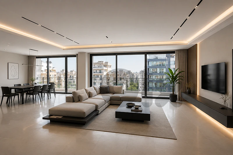 FULLY FURNISHED APT IN RAWCHE PRIME (260Sq) 3 BEDS , (JNR-142)