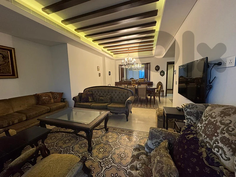 FURNISHED APT IN AIN EL MRAISSEH PRIME | SEA VIEW | TERRACE | JNR-345
