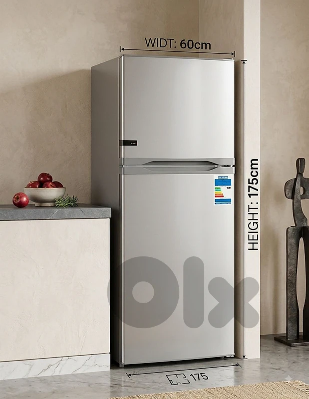 refrigerator 175x60cm FRESH inverter براد