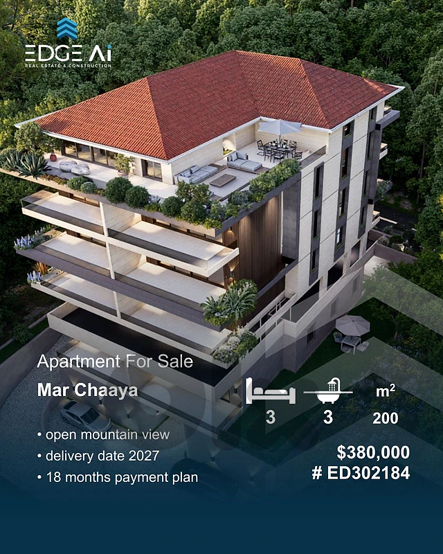 Apartments for Sale ,Mar Chaaya ,#ED302184