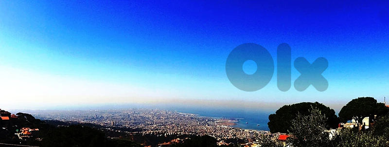 415 SQM Prime Location Land in Beit Mery + Sea View - Non Obstructive