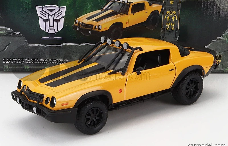 Chevrolet Camaro 1977 (Bumblebee The Transformers) diecast model 1;24