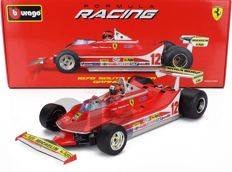 Ferrari 312T4 (Gilles Villneuve 1979) diecast car model 1;18.