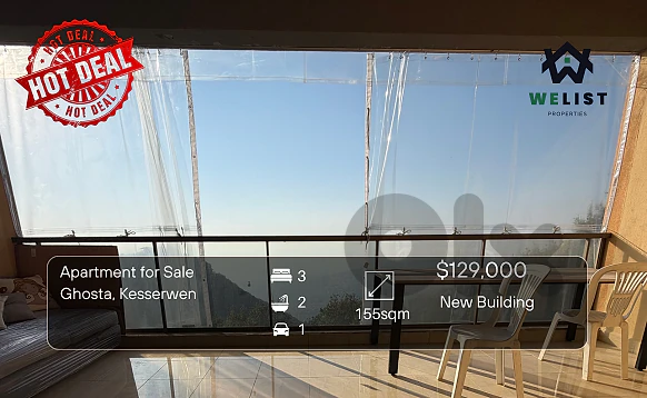 Apartment for sale in Ghosta شقة للبيع في غسطا