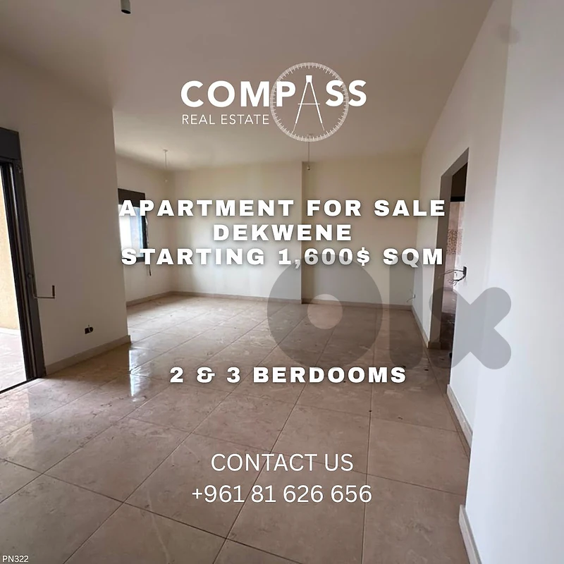 NEW APARTMENTS FOR SALE IN DEKWENEH