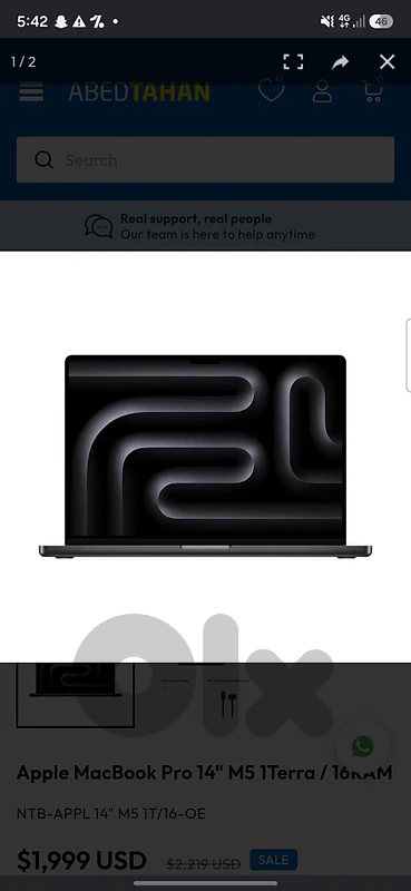 Apple MacBook Pro 14" M5 1Terra / 16RAM