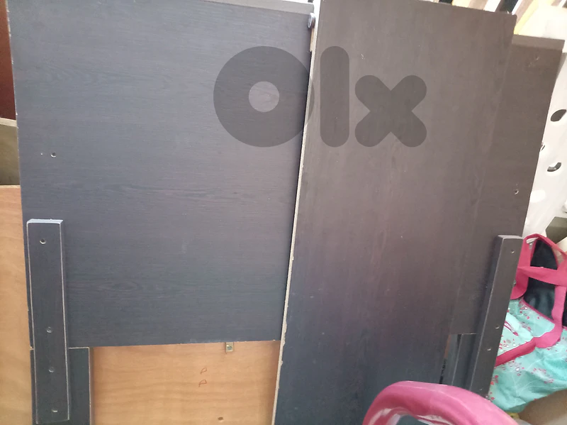used wood bed 100 × 195 cm