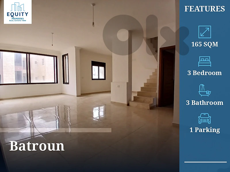 165 SQM Duplex For Sale In Basbina Batroun #KS12398