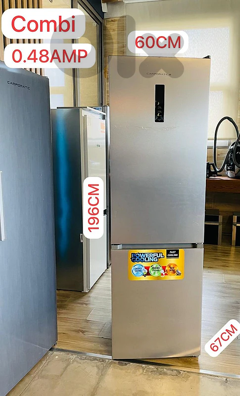 Refrigerator CAMPOMATIC Inverter Combi براد كامبوماتيك فريزر سفلية