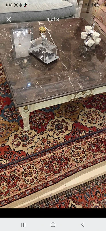 Marble black table rkham
