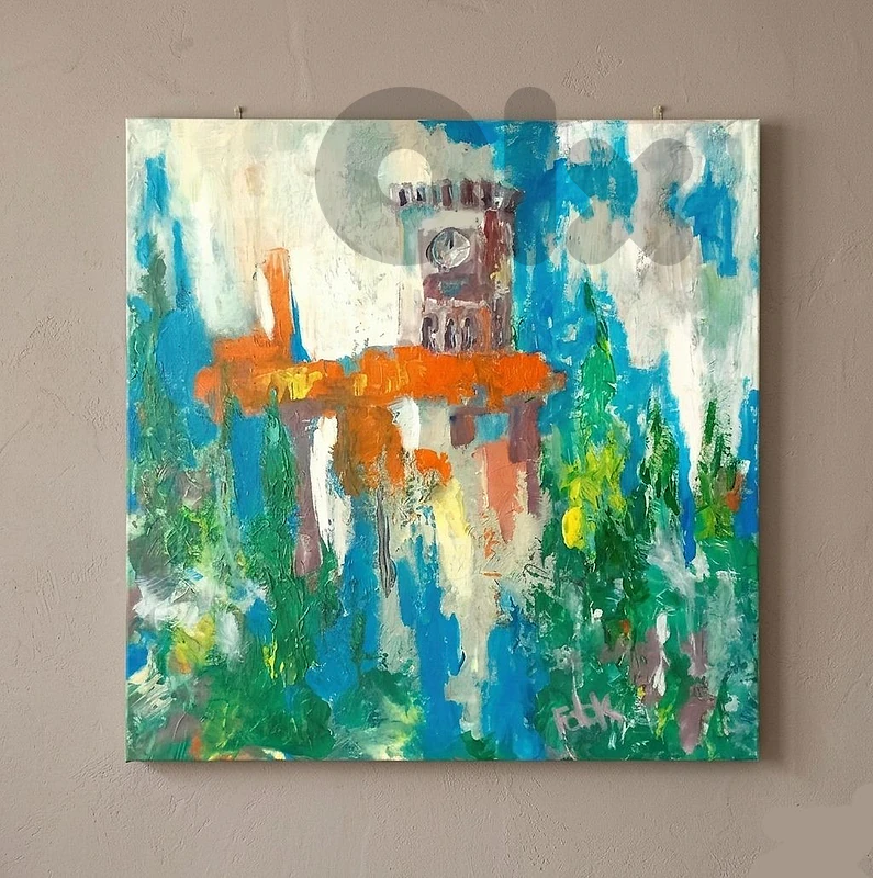 Memories (AUB)60 x 60 cm acrylic original painting