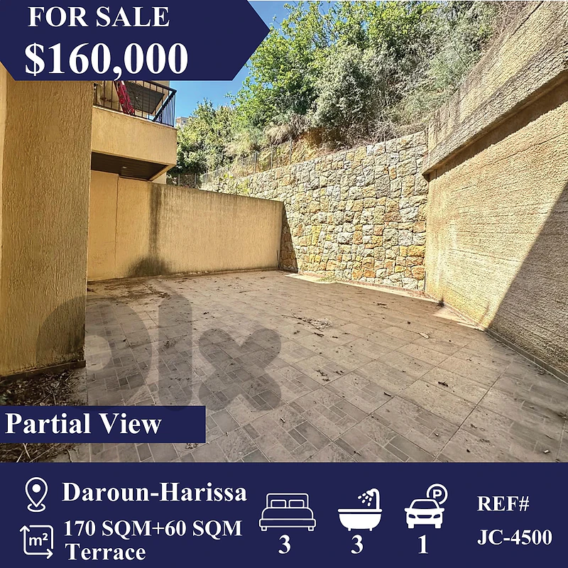 JC-4500 Apartment for Sale in Harissa شقة للبيع في حريصا