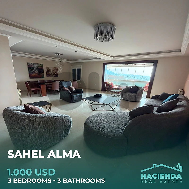Luxurious Sea View Apartment For Rent In Sahel Alma