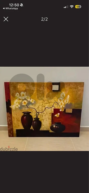 paintings canvas x 2