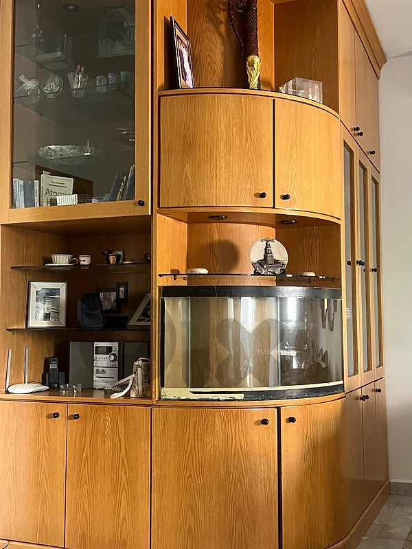 closet for paltes for dining area