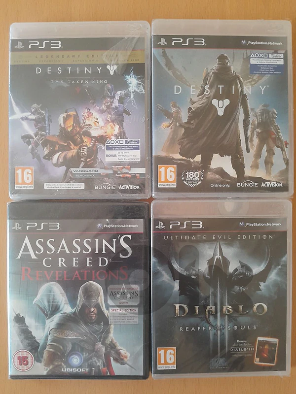 ps3 sealed 4 video games