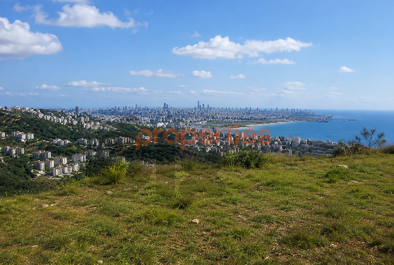 Land For Sale in Rabieh with Sea view CPCF385 أرض للبيع في الرابيه