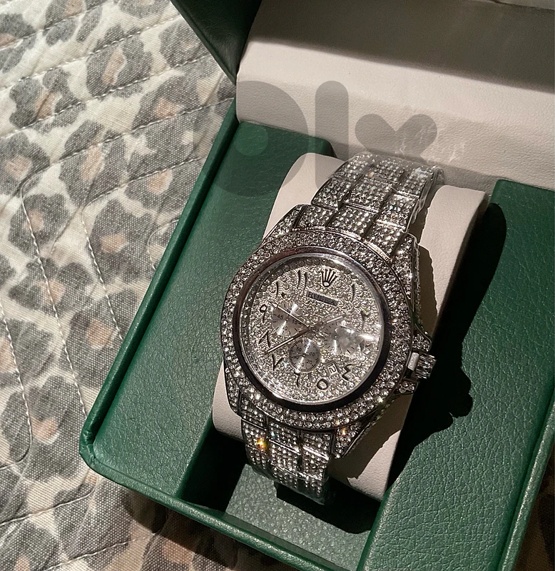 rolex iced out arabic dial limited edition full diamond