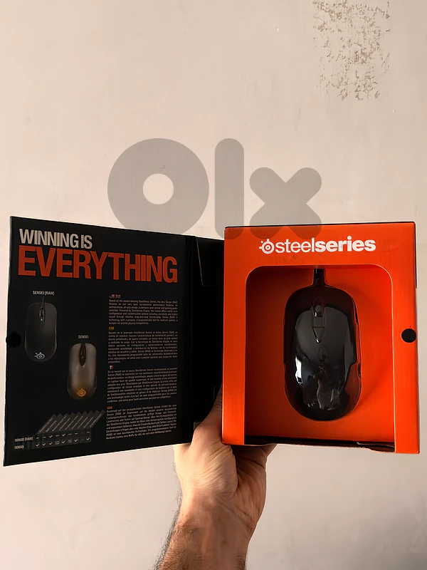 STEELSERIES SENSEI RAW - GAMING MOUSE - BLACK - 50$ - 1 ITEM - BOX