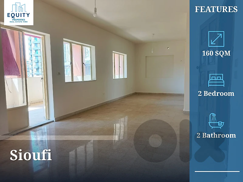 160 SQM Apartment With Terrace For Rent In Sioufi #HT13685