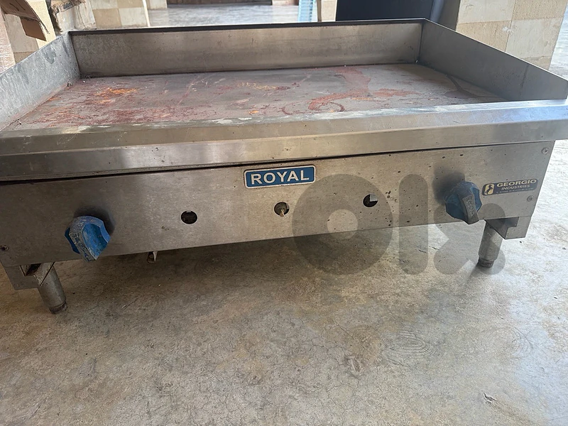 Equipment for a shawarma restaurant