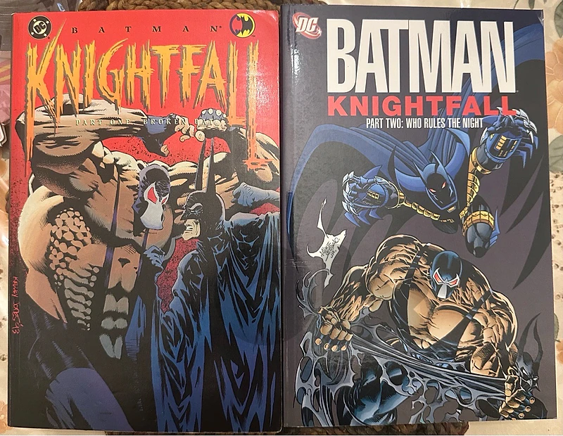 comic book batman knightfall part 1 and part 2