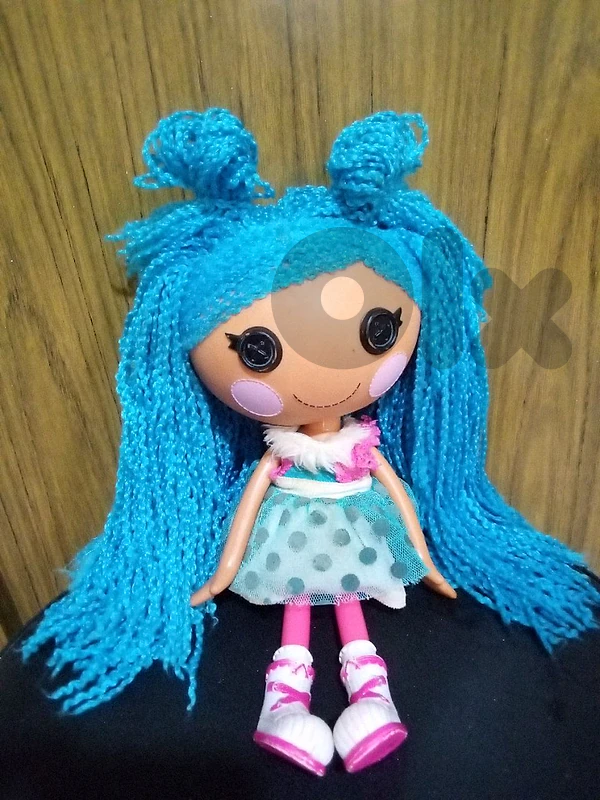 MITTENS FLUFF 'N STUFF LALALOOPSY MGA Big As new doll+own shoes+dress