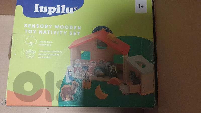 Lupilu Sensory Wooden Toy Nativity Set