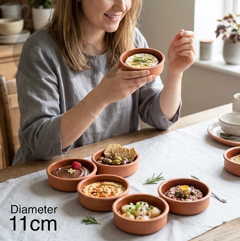 6-Pcs Pottery Bowls 6-Pcs Pottery Bowls