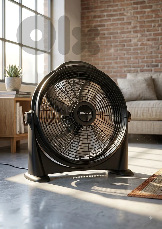 turbo floor fan plastic body 20inch مروحة