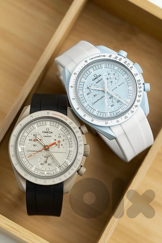 OMEGA X SWATCH MOONSWATCH RUBBER BANDS