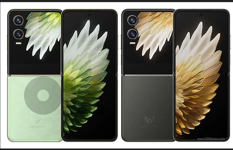 tecno phantom v flip2  box and chager 70wat