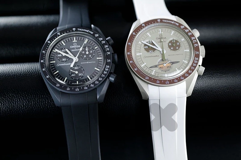 OMEGA X SWATCH MOONSWATCH RUBBER BANDS