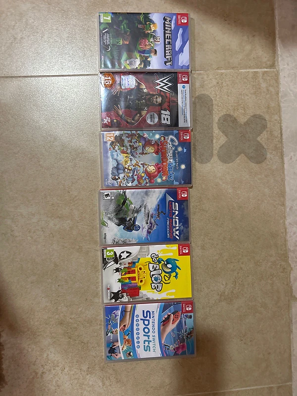 6 nintendo games for low price