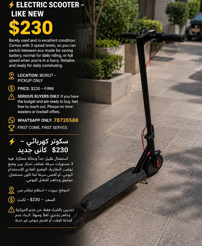 electric scooter