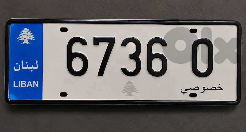 plate number