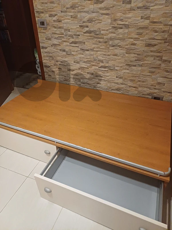 Wooden Bed with Mattress